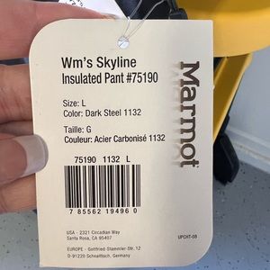 NWT - Marmot insulated pants women